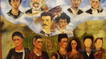 Frida Kahlo Painting - frida Family feminism Frida Kahlo
